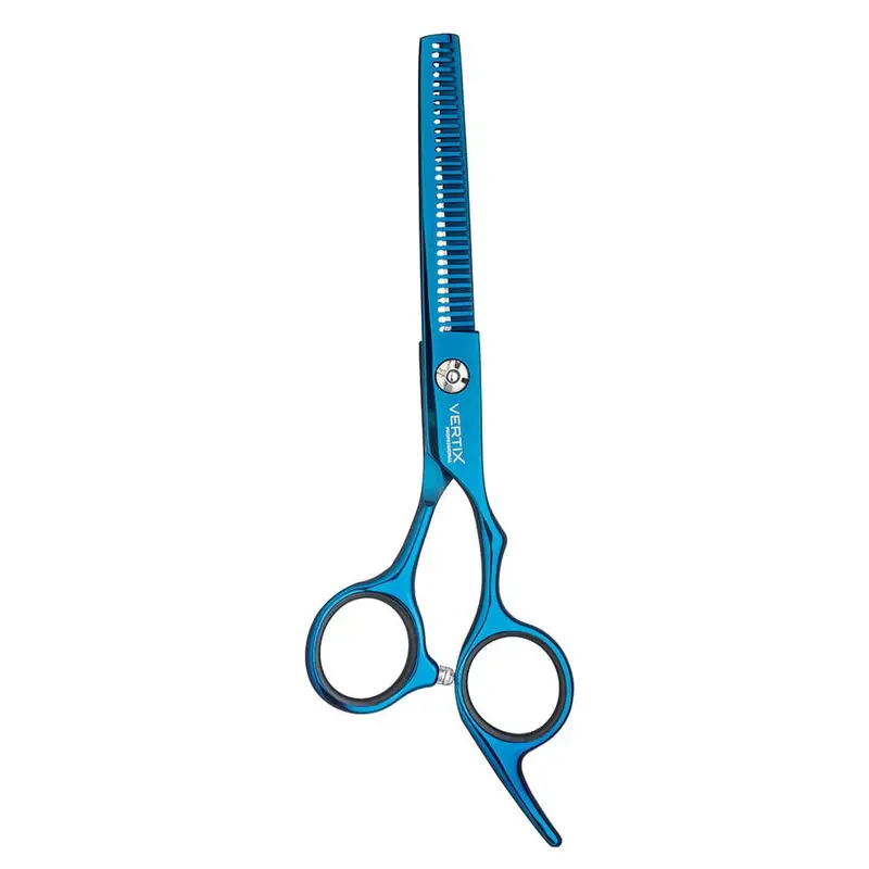 Blue Titanium Scissors Roughing 6.0 Hair Shear  - Vertix Professional 1