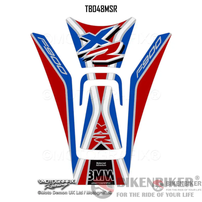 Bmw F900xr F900 Xr 2020 2021 Motorcycle Tank Pad Protector Motografix 3D Gel Tb048msr-Motografix 1