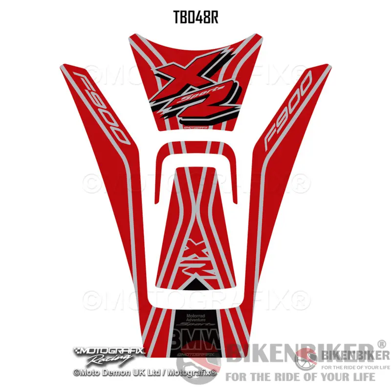 Bmw F900xr F900 Xr 2020 2021 Motorcycle Tank Pad Protector Motografix 3D Gel Tb048r-Motografix 1