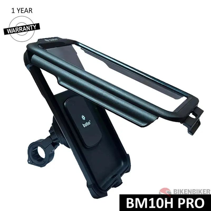 Bobo Bm10h Pro Fully Waterproof Bike / Cycle Phone Holder With Vibration Controller Motorcycle Mobile Mount-Bobogears 1