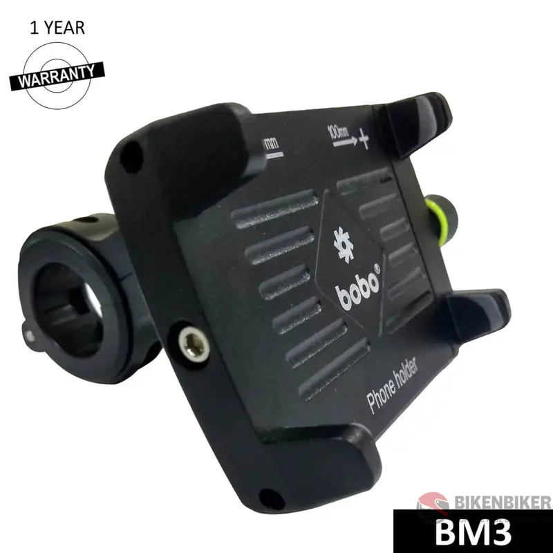 Bobo Bm3 Aluminium Phone Holder Mount (Black)-Bobogears 1