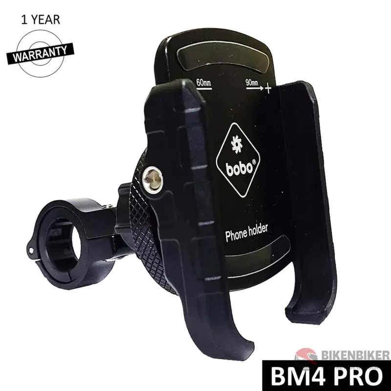 Bobo Bm4 Pro Jaw-Grip Phone Holder (Black)-Bobogears 1