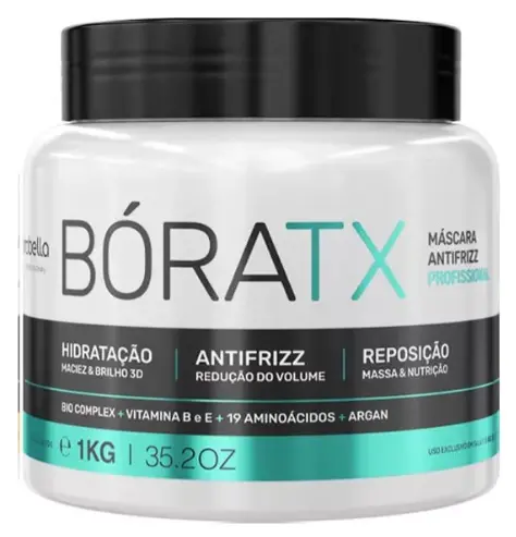 Boratox Formol Free Deep Hair Mask Mass Replenishment Organic Hair Mask 1Kg - Borabella 1