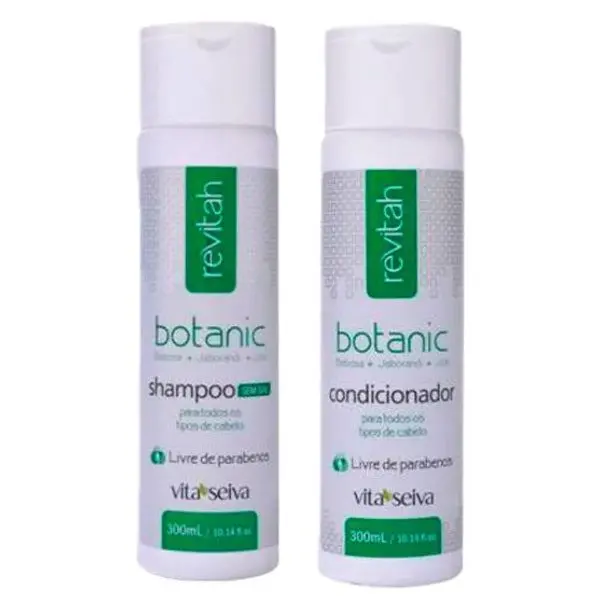 Botanic Revitah Strenghtening Shine Nutrition Treatment Kit 2X300ml - Vita Seiva 1