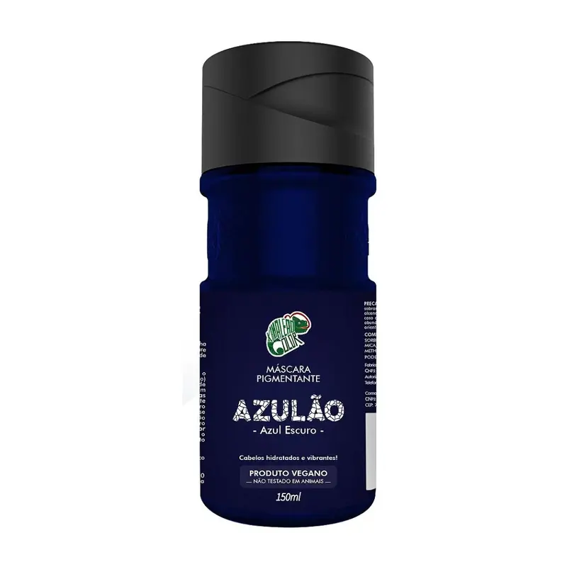 Brazilian Azulão Dark Blue Tinting Pigment Vegan Mask 150Ml - Kamaleão Color 1
