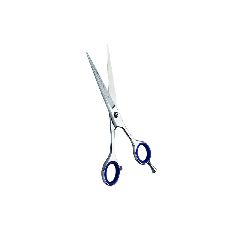 Brazilian Blue Haircut Styling Scissors 5.5" Laser Wire 1725 - Marco Boni 1