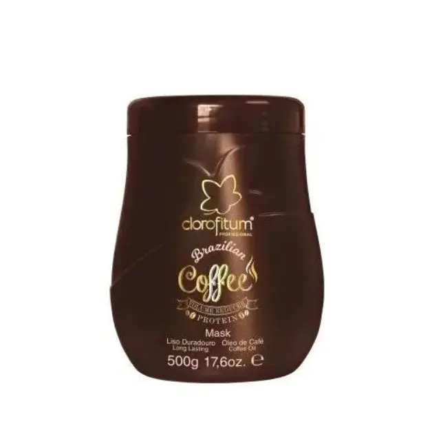 Brazilian Coffee Moisturizing Anti Aging Hair Treatment Mask 500G - Clorofitum 1