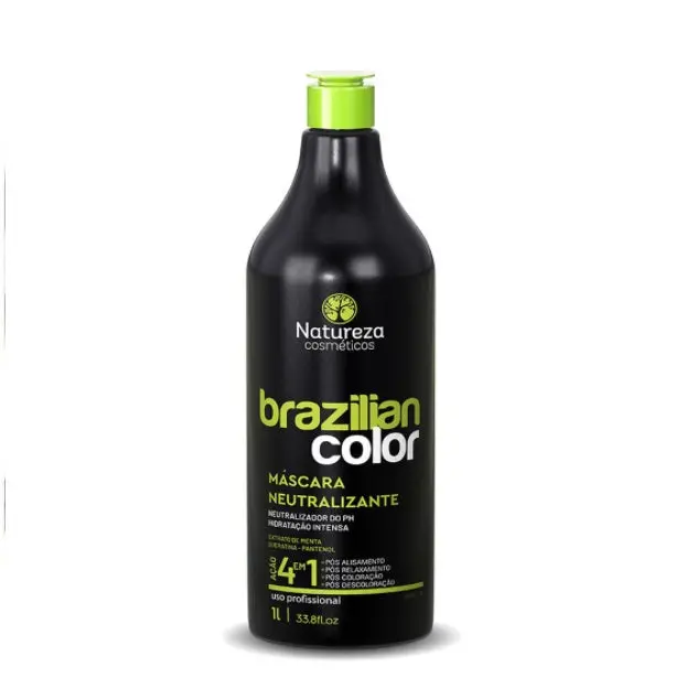 Brazilian Color Neutralizing 4 In 1 Color Treatment Mask 1L - Natureza Cosmetics 1