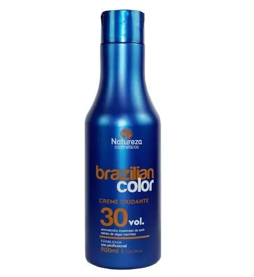 Brazilian Color Oxidizing Cream Hydrogen Peroxide Ox 30 Vol. 900Ml - Natureza 1