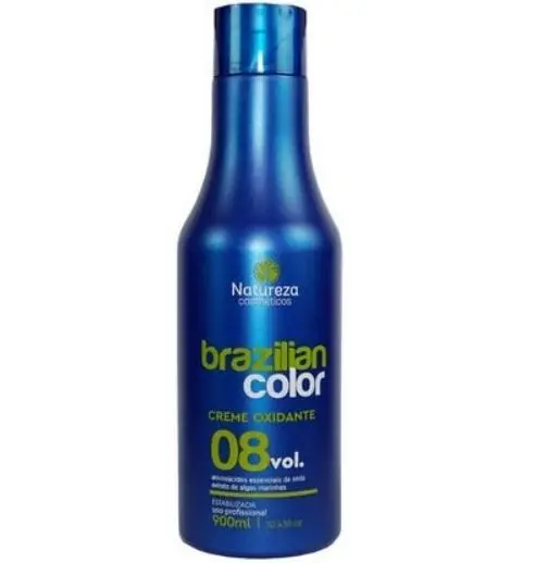 Brazilian Color Oxidizing Cream Hydrogen Peroxide Ox 8 Vol. 900Ml - Natureza 1