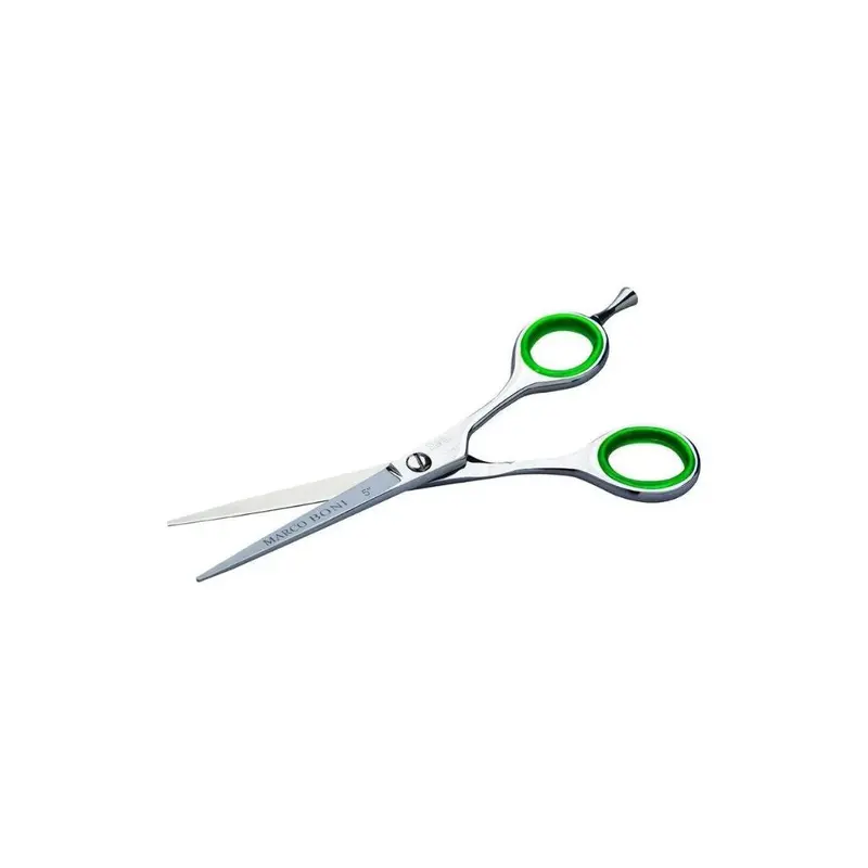 Brazilian Green Haircut Styling Scissors 5.5" Laser Wire 1725 - Marco Boni 1