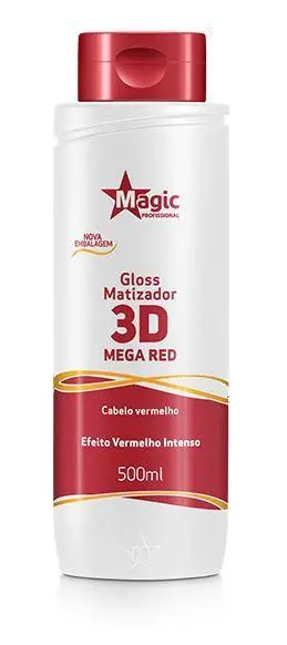 Brazilian Intense Effect 3D Mega Red Tinting Gloss Treatment 500Ml - Magic Color 1