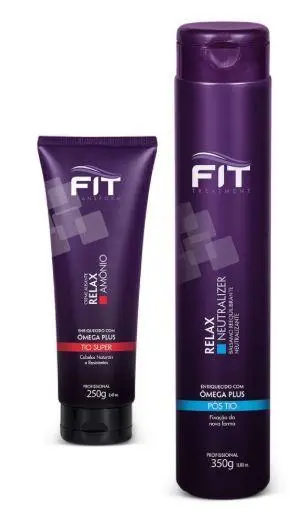 Brazilian Keratin Relax Omega Plus Ammonium Line Kit 2 Products - Fit Cosmetics 1