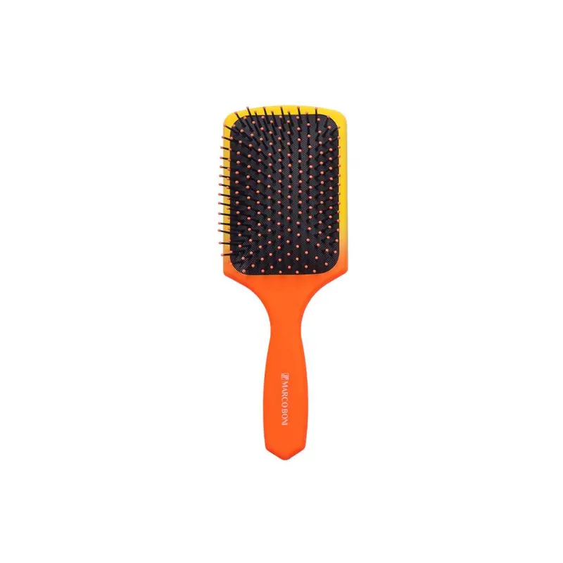 Brazilian Orange Soft Touch Cushion Racket Hairstyling Brush 7316 - Marco Boni 1