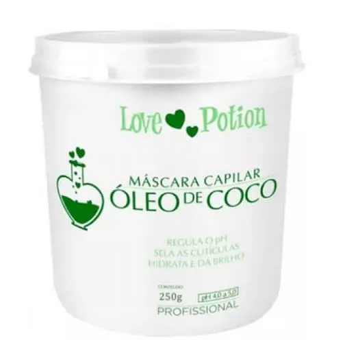 Brazilian Professional Coconut Oil Hair Treatment Mask 250G - Love Potion 1