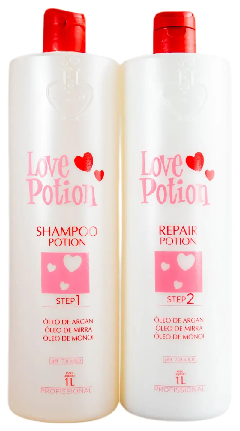 Brazilian Repair Argan Mirra Monoi Oils Keratin Progressive 2X1l - Love Potion 1