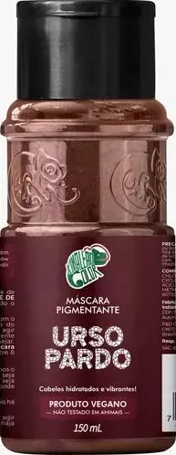 Brazilian Urso Pardo Tinting Pigment Vegan Mask 150Ml - Kamaleão Color 1