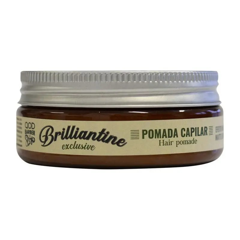 Brilliantine Ointment Barber Hair Care Styling Fixation Matte Effect 130G - Qod 1