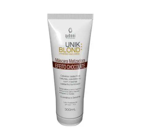Brown Hair Intensifying Unik Blond Chocolate Effect Tinting Mask 300Ml - Gaboni 1
