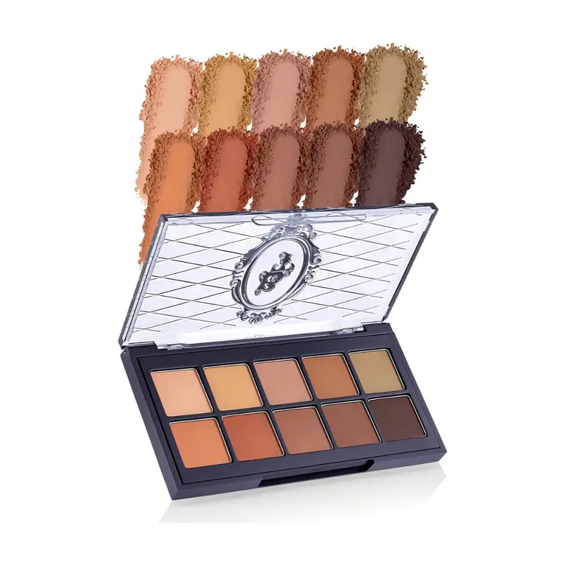 Bruna Tavares Transition Eyeshadow Palette 10 Shades Makeup 18,5G 1