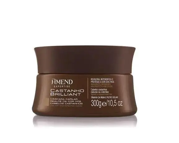 Brunette Brown Hair Brilliant India's Tamara Sunscreen Mask 250G - Amend 1