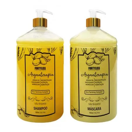 Brush Progressive Eco Farming Complex Natural Argan Therapy 2X1l - Forty Liss 1