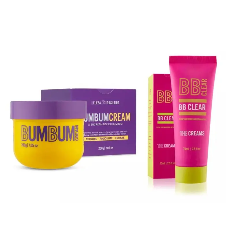 Bubum Firming Cream + Bb Clear Dark Spot Cream Kit Beleza Brasileira 1