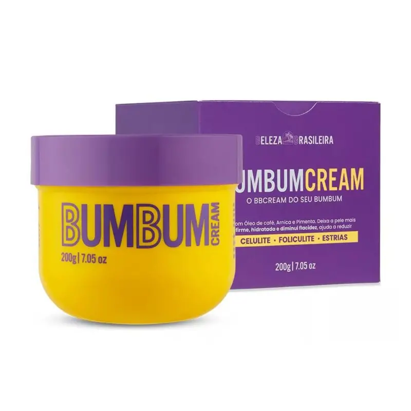 Bumbum Cream Butt Anti Cellulite / Stretch Marks 200Ml Beleza Brasileira 1