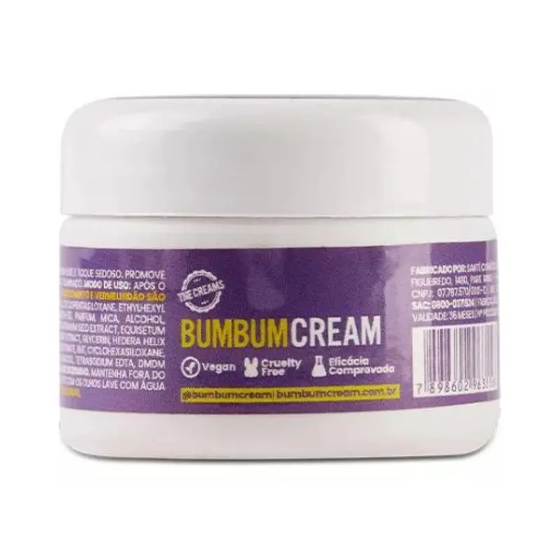 Bumbum Cream Butt Anti Cellulite / Stretch Marks 50G Beleza Brasileira 1
