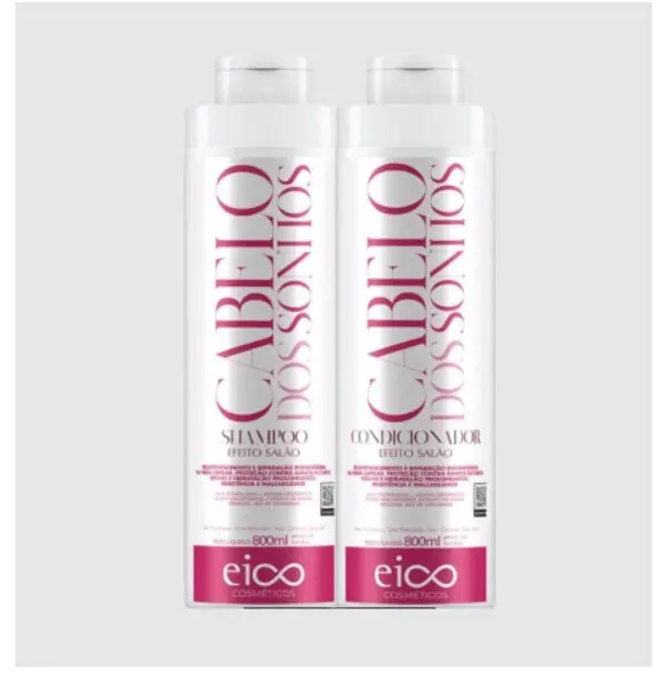 Cabelo Dos Sonhos Home Care Salon Effect Hair Treatment Kit 2X800ml - Eico 1