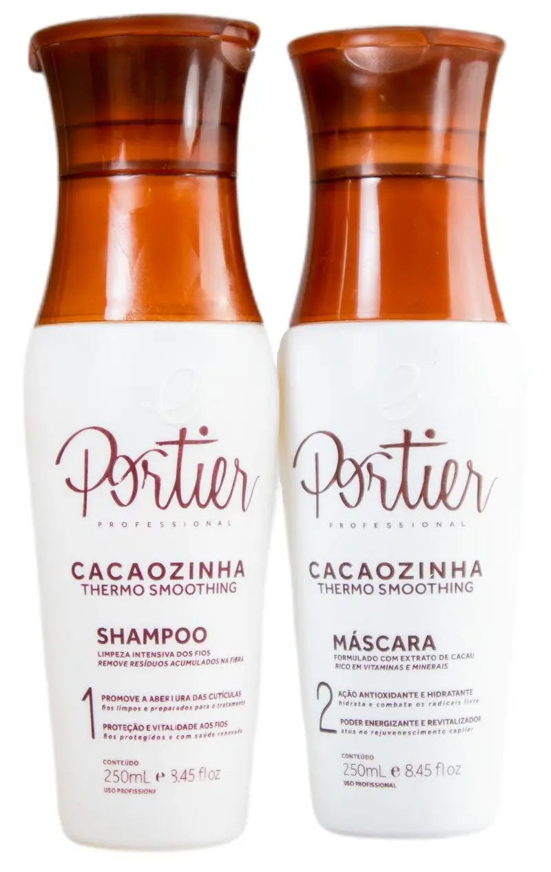 Cacao Thermo Smoothing Anti Aging Kit 2X250ml - Portier 1