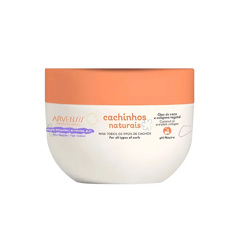 Cachinhos Soft Curls Activator Jelly Curly Hair Definition Cream 250G - Arvensis 1
