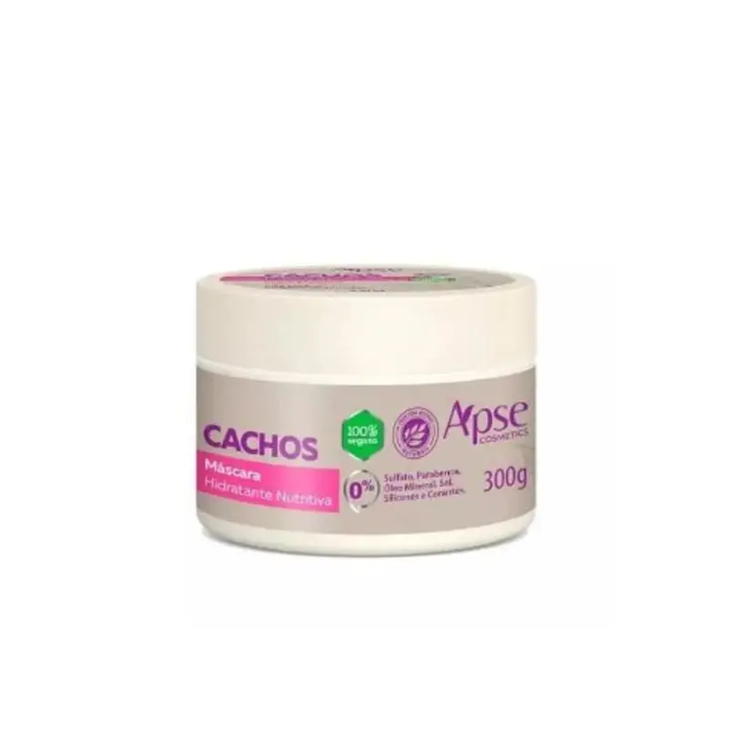 Cachos Curly Hair Activator Shaper Vegan Anti Frizz Treatment 300G Apse 1