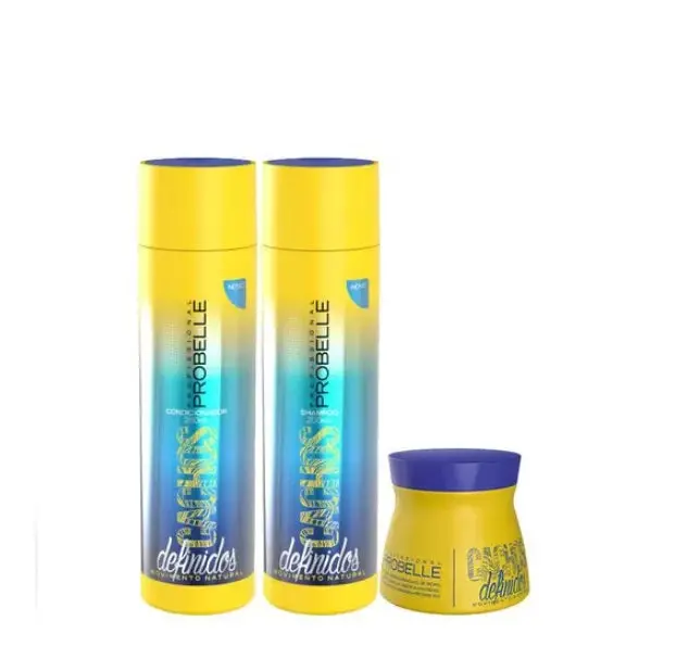 Cachos Definidos Curly Hair Definition Maintenance Treatment Kit 3X250 - Probelle 1