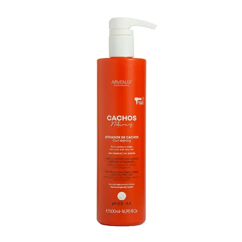 Cachos Naturais Curls Activator Curly Wavy Hair Finisher 500Ml Arvensis 1