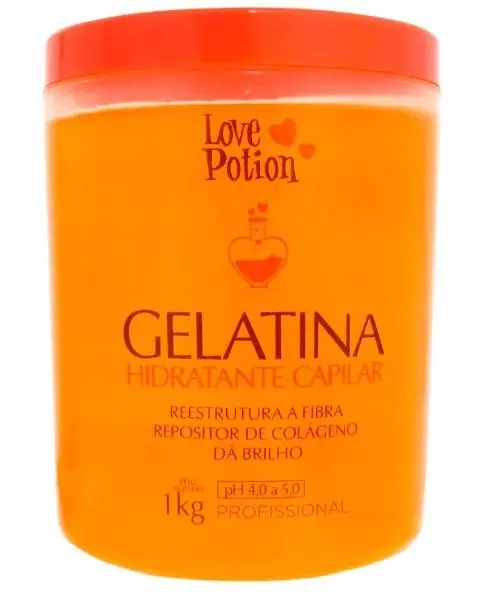 Capillary Gelatine Love Jelly Post Chemical Moisturizing Mask 1Kg - Love Potion 1