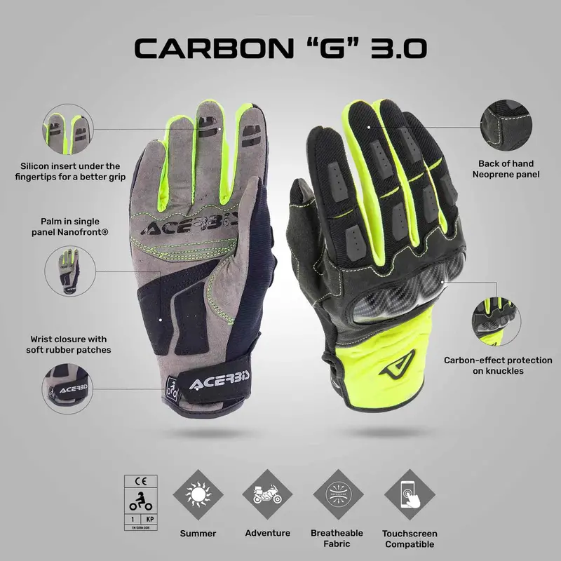 Carbon G 3.0 Gloves - Acerbis 8