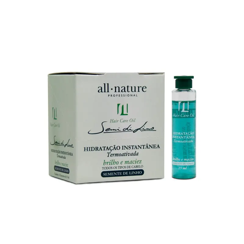 Care Oil Semi Di Lino Thermo Activated Instant Hydration 12X15ml - All Nature 1