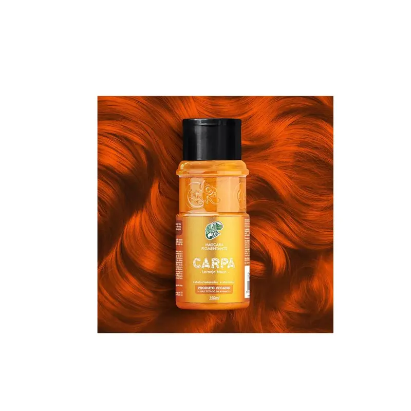 Carpa Orange Tinting Pigment+ Diluter Cream Hair Color Kit 2X 150Ml Kamaleao 2