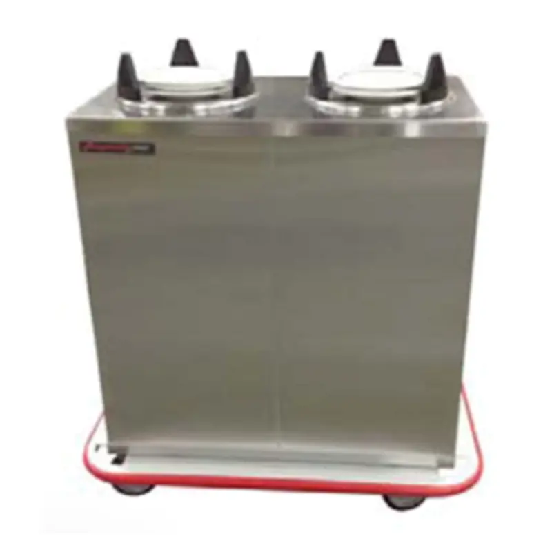 Carter-Hoffmann All Stainless Steel 2 Compartments Enclosed Plate Dispenser Epd2s12 1
