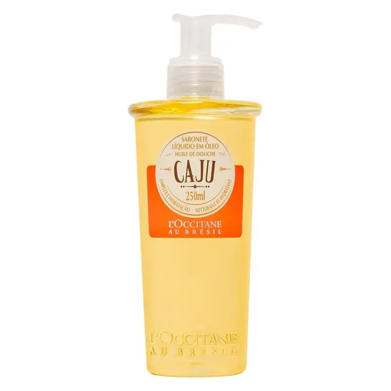 Cashew Oil Body Liquid Soap Brazilian Skin Care 250Ml L'occitane 1