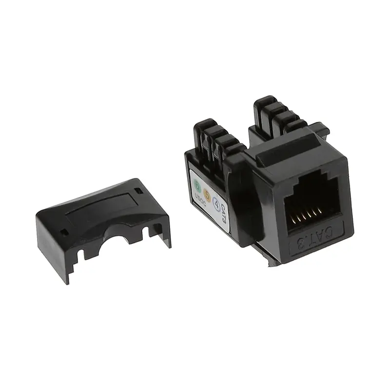 Cat3 Rj11/12 (6P6c) 110 Type Punch Down Keystone Jack Ul Listed 1