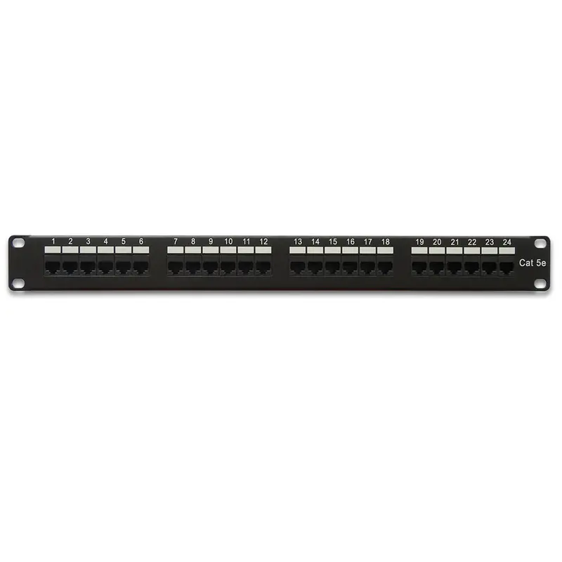 Cat5e 110 Type Patch Panel 24Port Rackmount 1