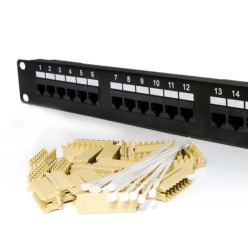 Cat5e 110 Type Patch Panel 24Port Rackmount 2