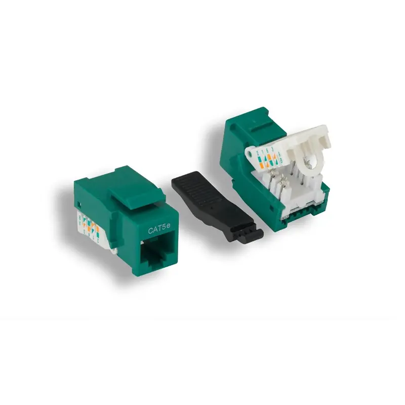 Cat5e Rj45 Utp Tool Less Keystone Jack 50-Micron Ul Listed 1