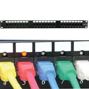 Cat6 110 Patch Panel 48Port Rackmount W/Led Indicator 1