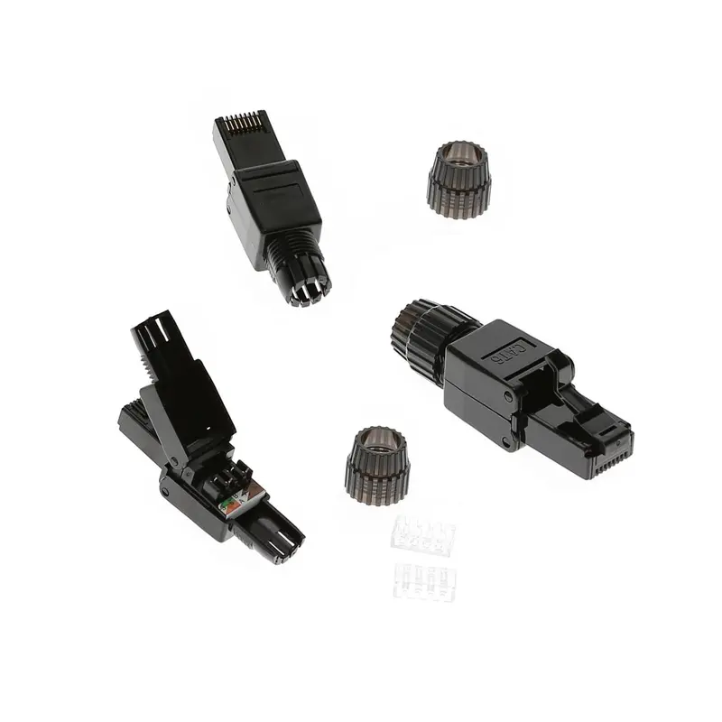 Cat6 Unshielded Toolless Rj45 Field Terminal Plug 10Pk 1