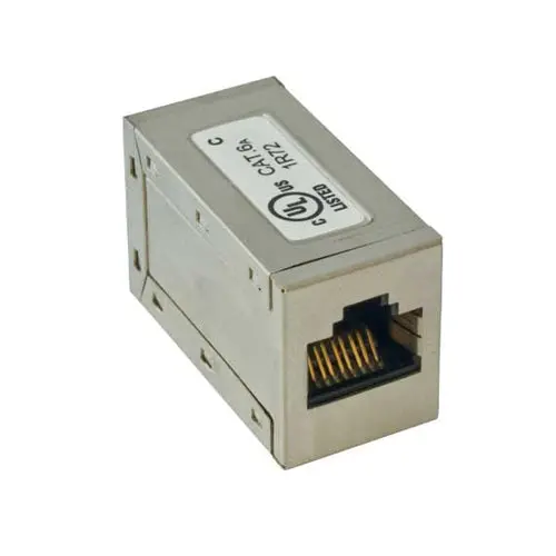 Cat6a Rj45 Full Shielded Inline Coupler 1