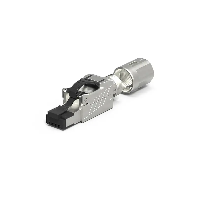 Cat8 Rj45 Tool Less Shielded Plug (Single Piece) 1