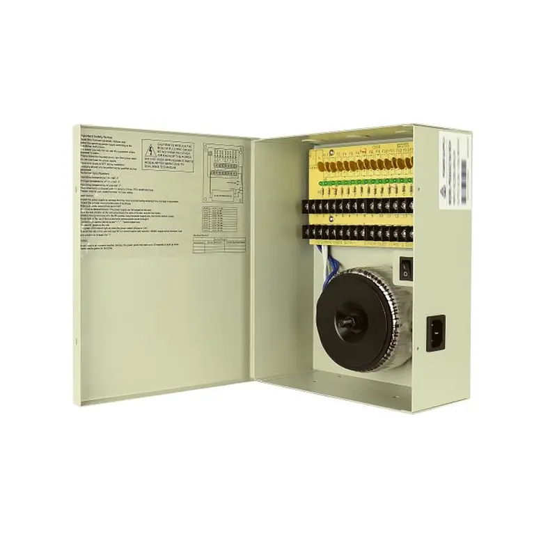 Cctv Ac To Ac 24V 10Amps 18 Channel Power Supply Box (Ul) 1